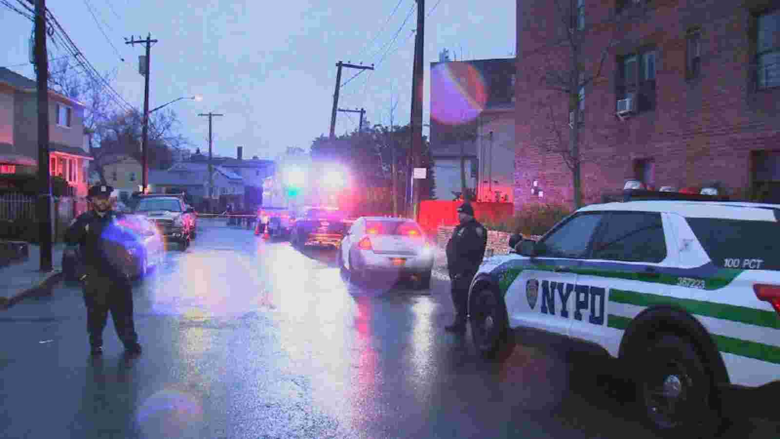 Man fatally kills 4 relatives and wounds 2 officers in Queens attack, police say