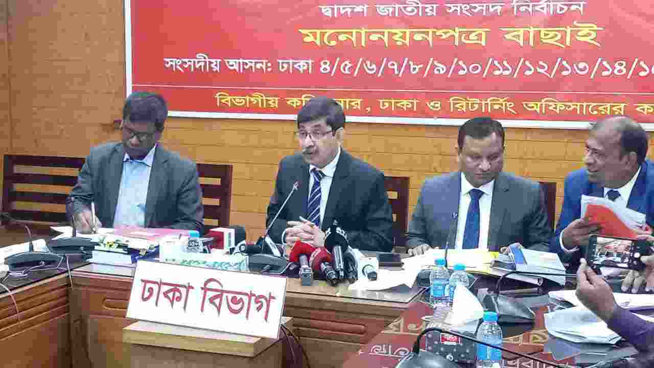 ঢাকায় বৈধ প্রার্থী ১৫৬, বাতিল ৭৮, ঢাকা ১০ আসনে ফেরদৌসের পথ অনেকটাই মসৃণ