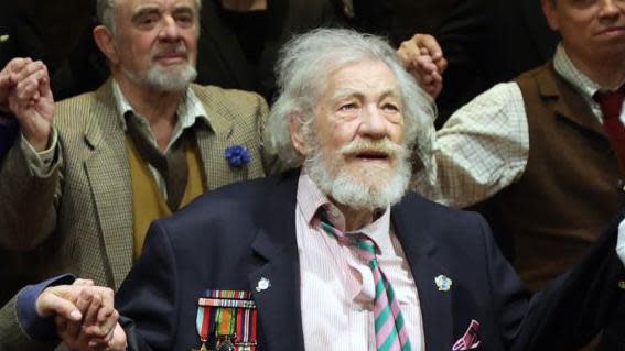 Ian McKellen Reveals How Fat Suit Helped After 'Horrible' Stage Fall